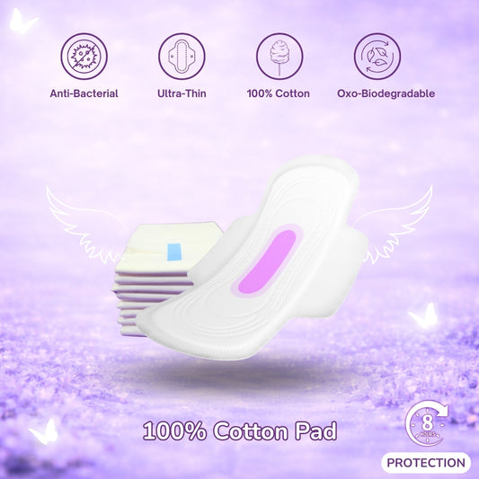 MY Anion Pad – 100% Cotton Antibacterial Sanitary Napkins