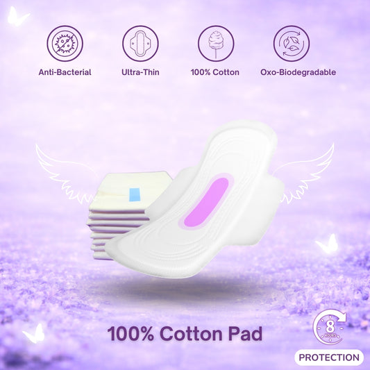 MY Anion Pad – 100% Cotton Antibacterial Sanitary Napkins