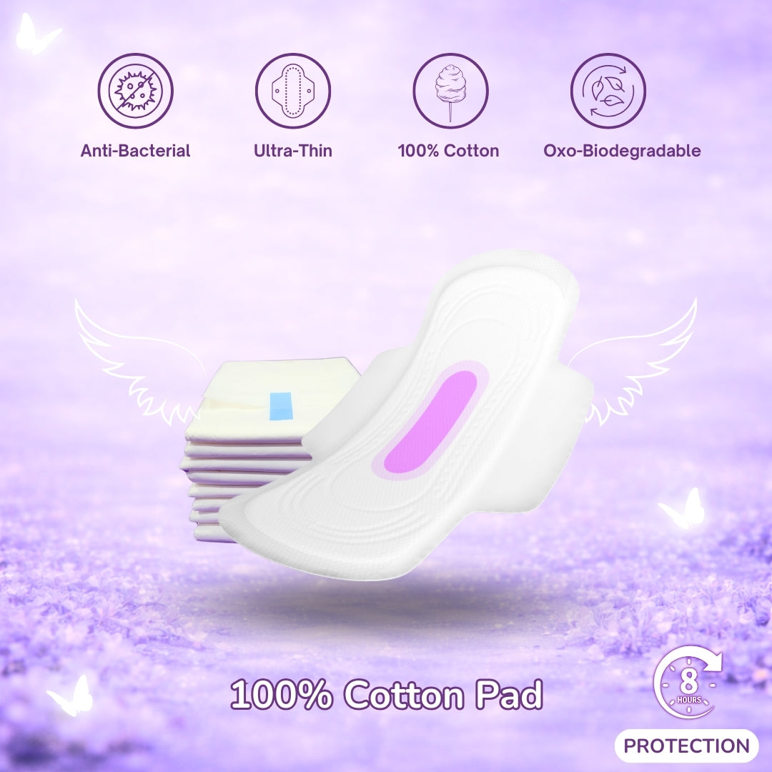 MY Anion Pad – 100% Cotton Antibacterial Sanitary Napkins
