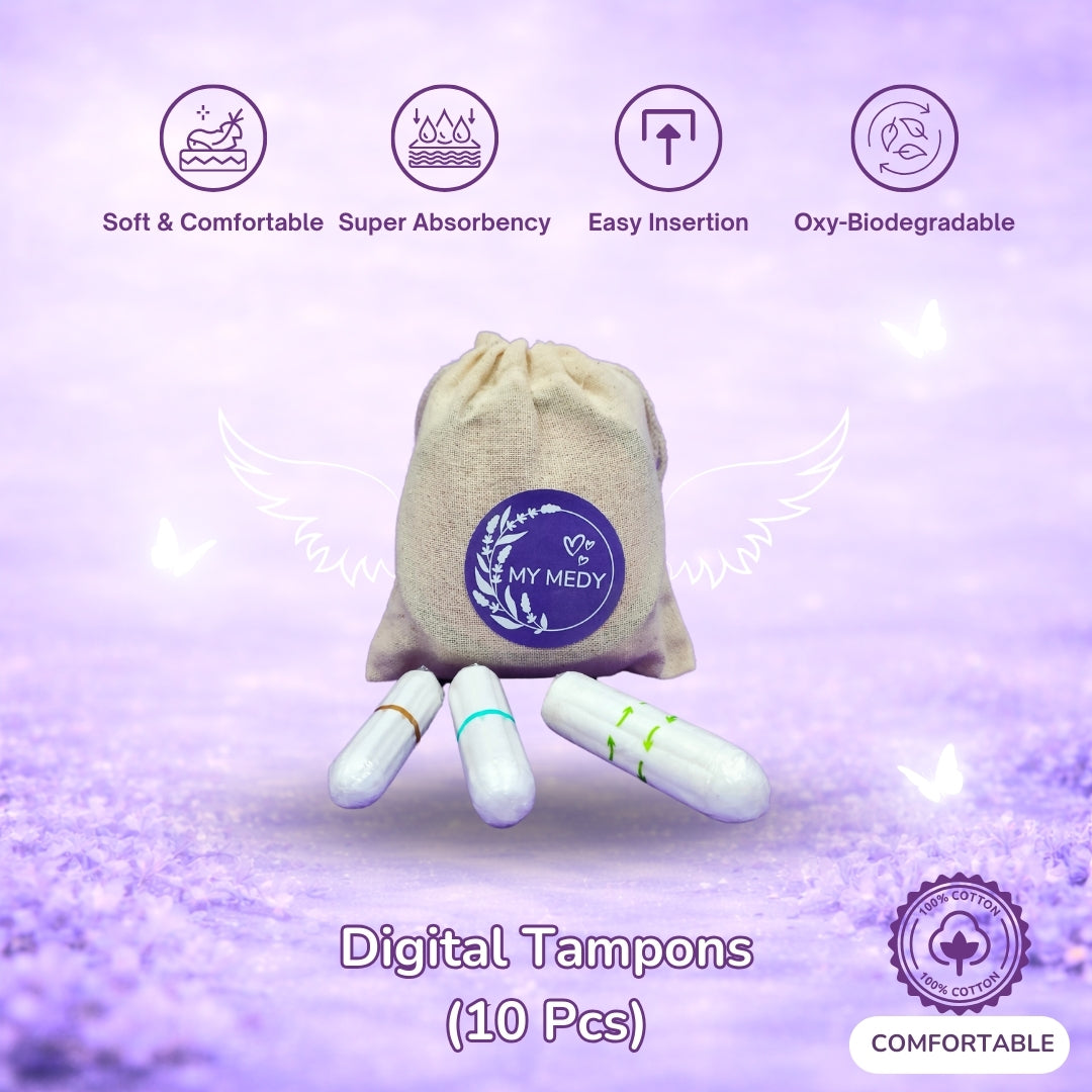 MY Tampon - 100% Cotton Digital Tampons
