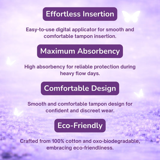 MY Tampon - 100% Cotton Digital Tampons