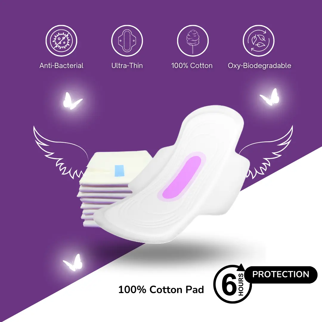 MY Anion Pad – 100% Cotton Antibacterial Sanitary Napkins cover image
